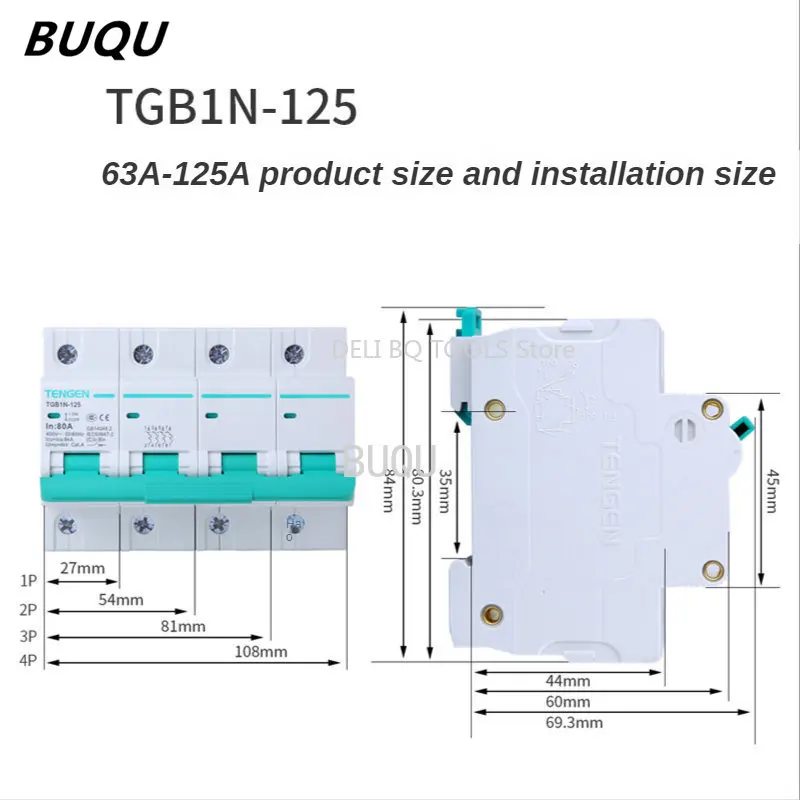 LS Fusibile Automatico Interruttore Protezione Linea NXB MCB Tipo C 1/2 - Foto 10