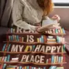 Book Lovers Gifts Blanket Amantes del libro Mantas Throw Book Club for Reading Lover Bookish Literary Gift Ideas Bookworm Gifts 2