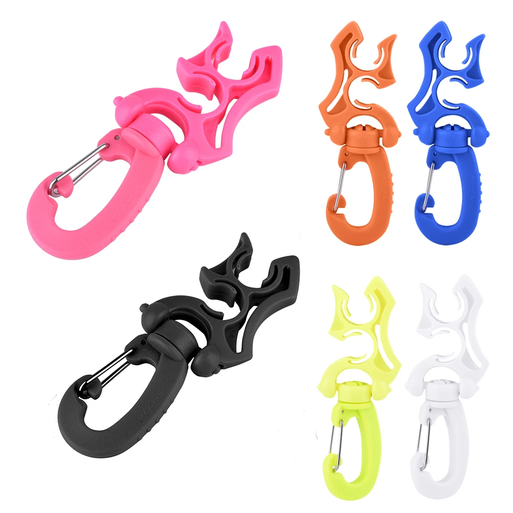 BCD Hose Retainer Diving Clip Diving Double BCD Hose Holder Clip Regulator Retainer Buckle Hook for Dive Snorkeling