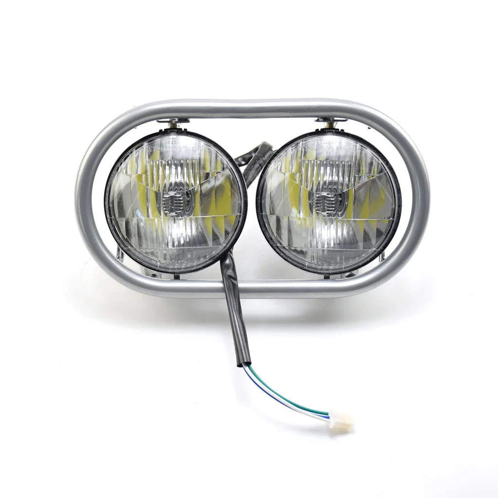 MotorcycleDoubleheadlightwiringharnessassemblyandheadlight