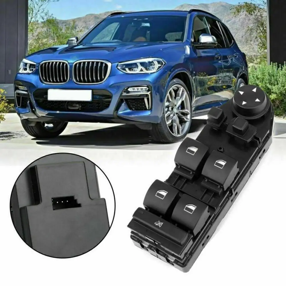 

Car Power Window Switch Glass Lifter Regulator Control Switch 61313414355 Compatible For 2004-2010 X3 E83