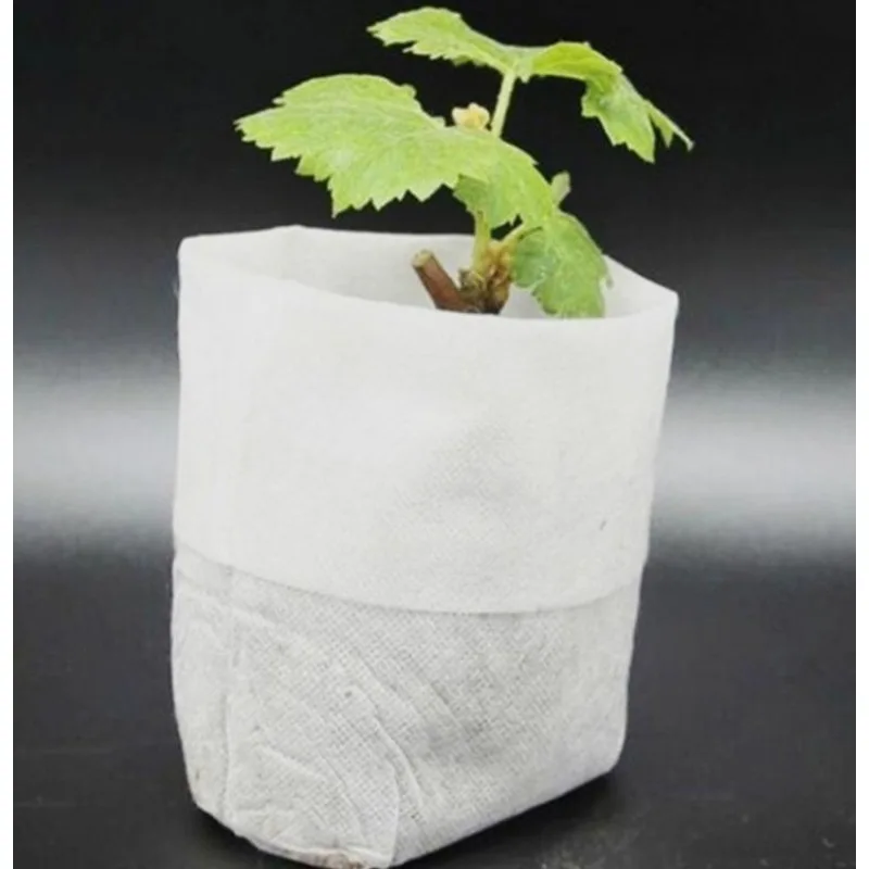 

100pcs/ Package Non-woven Seedling Bag Plant Planting Bag Nutrition Bag Gardening Supplies 8*10cm