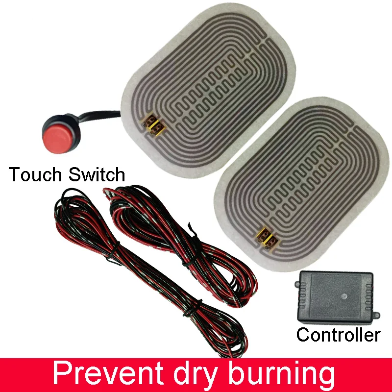 12V Car Side Mirror Glass Heater Defogger Heating Pad Rain Evaporator  Universal