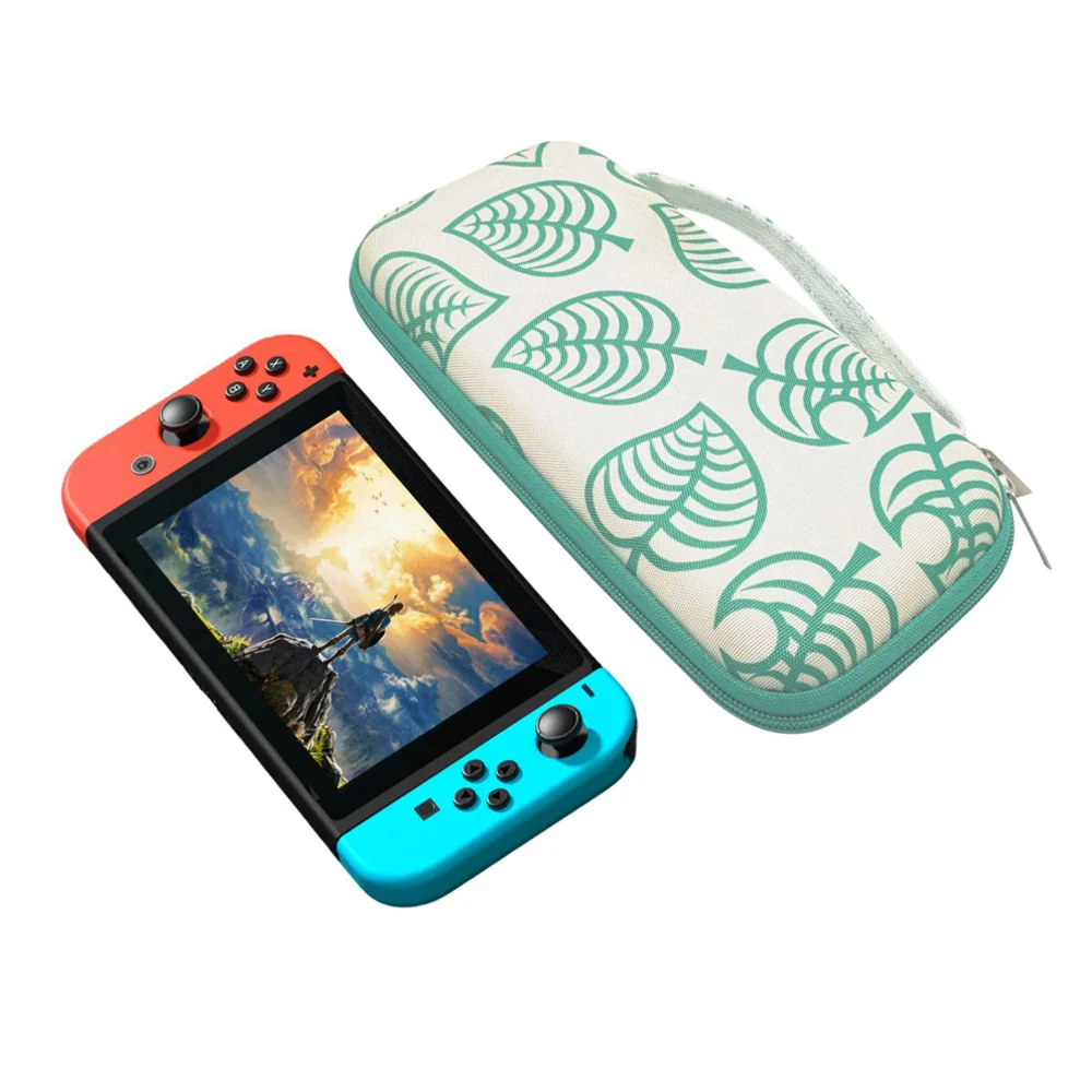 Cute Forest Green Leaves Case Bag Console Portatile Borsa Da Viaggio Custodia Nuovo Designer Per Nintendo Switchlite