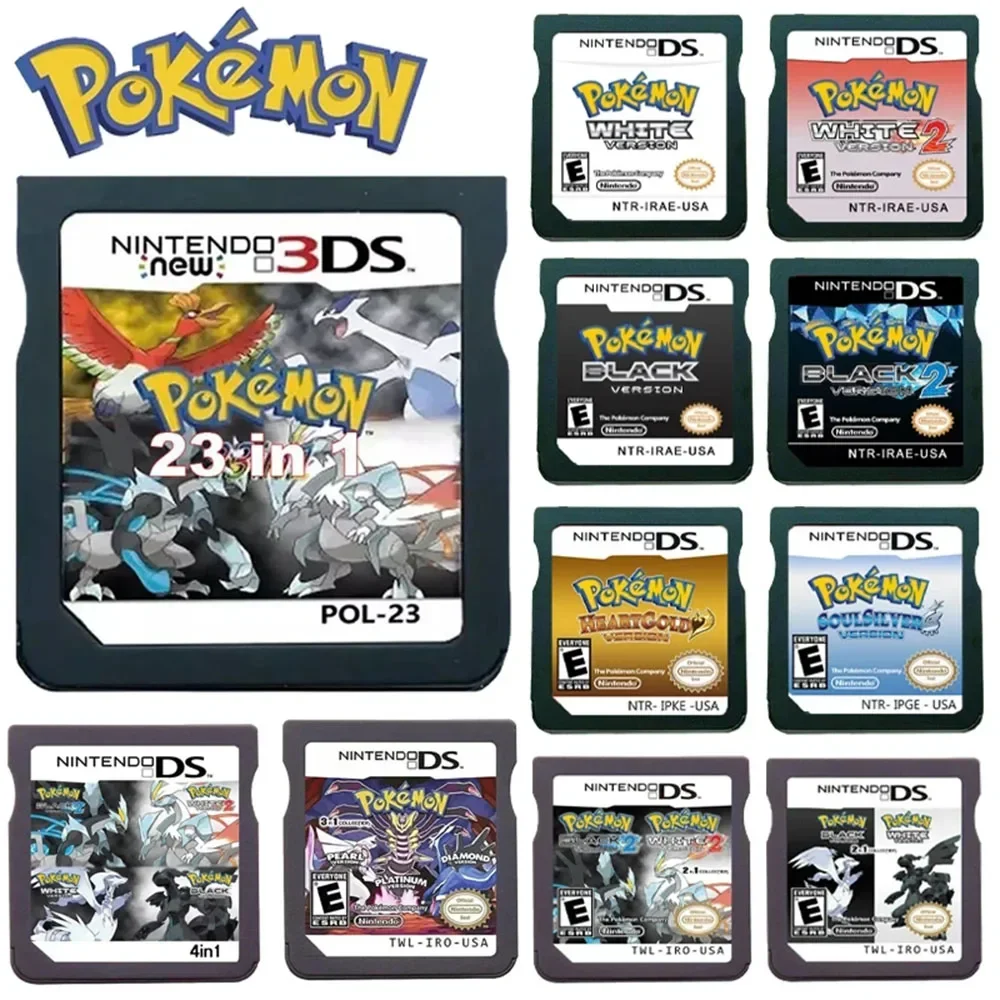 NDS 게임용  시리즈 메모리 카드, NDS 3DS 비디오 게임 콘솔, 영어, 미국 버전, R4 카드, 23 in 1, 신제품
