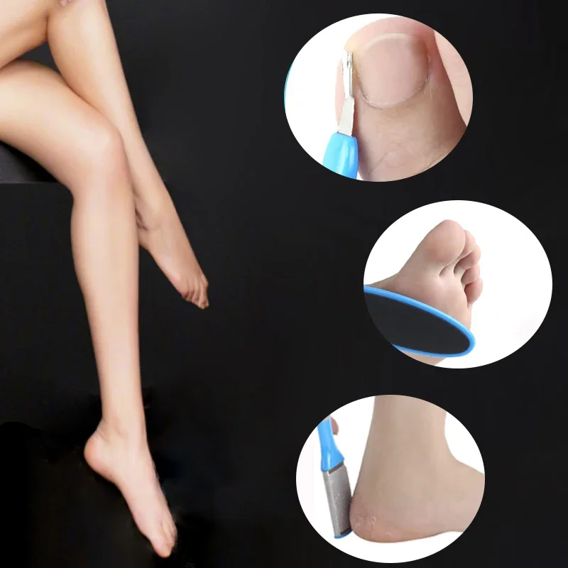8 Piece Set Foot Octopus Fish Eye Exfoliating Heel Sharpener Heel Cramping Cramping Crackles Removal Files Sole
