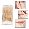 100/200Pcs 6 Inch Long Wooden Handle Cotton Swabs Cleaning Sticks Applicator 4