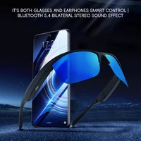 Cycling Running 5.4 Smart Bluetooth Smart Glasses Audio Call Remote Headset Sunglasses Sports Music Driving Type-C Fast Charging - Image 3