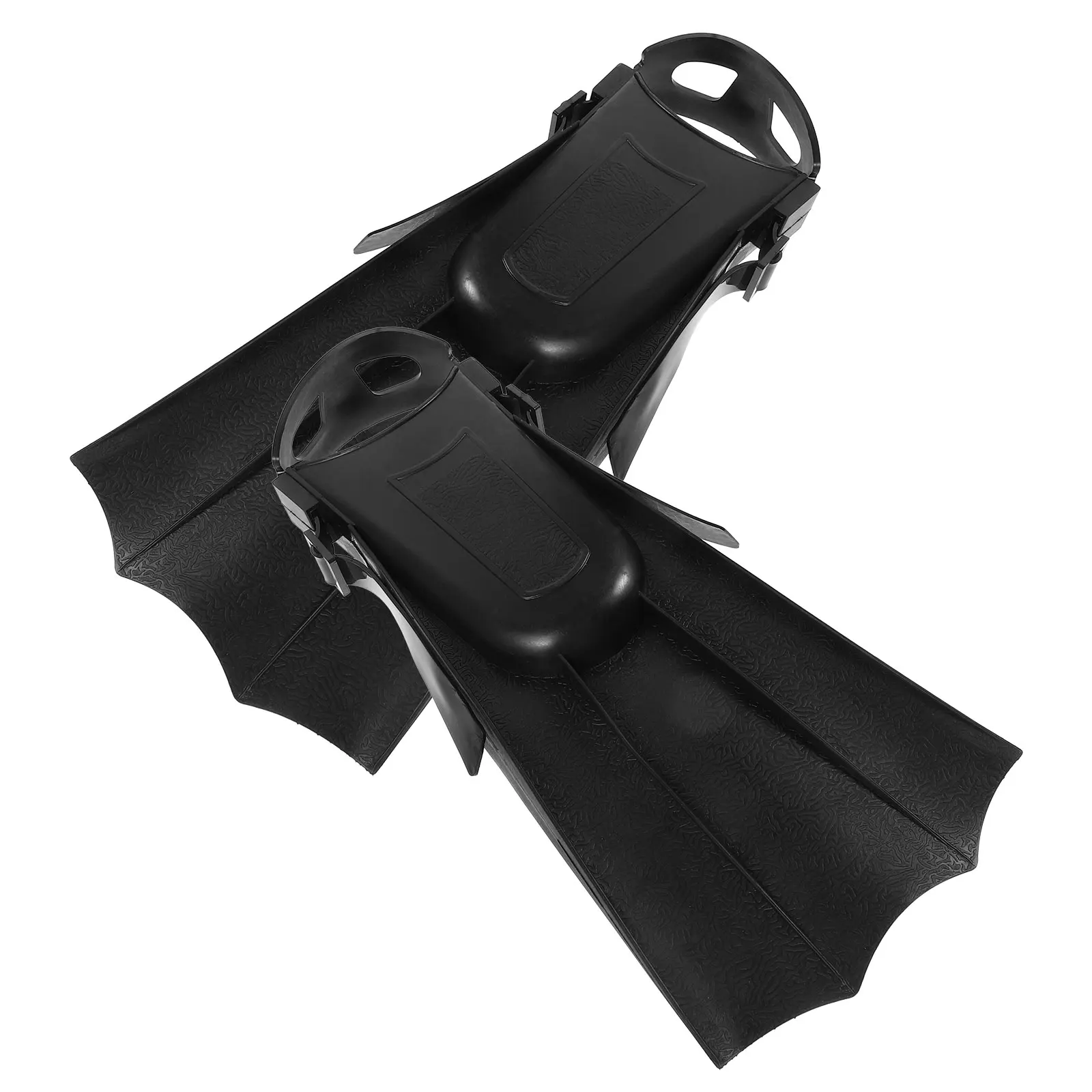 1 Pair Swimming Training Fins Snorkeling Foot Flippers Silicone Scuba Diving Shoes Adult Beginner Swimming Equipment 2