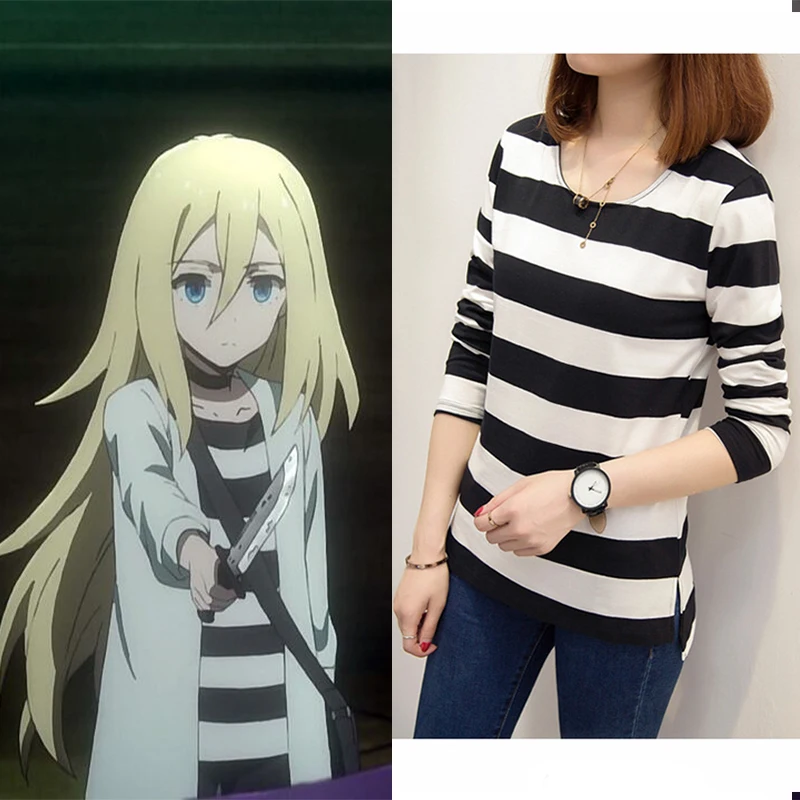 Japanese Game Angels Of Death Women Anime Cosplay Costume Girls Rachel  Gardner Role Play Uniform Set T-shirt Coat Black Boot - Cosplay Costumes -  AliExpress