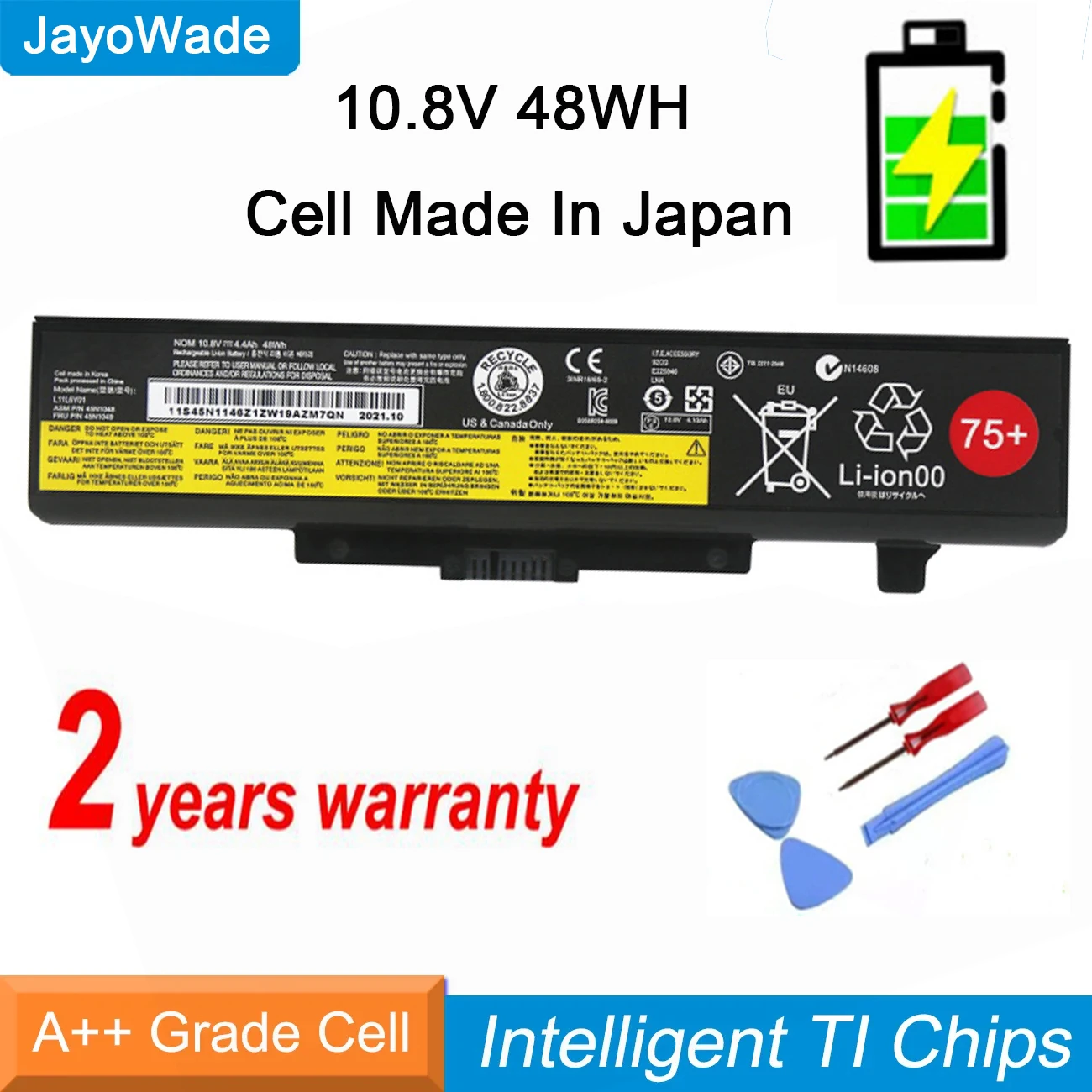 

Аккумулятор для ноутбука Lenovo ThinkPad Edge E430 E440 E431 E435 E530 E531 E535 E540 E430C E545 K49A, 4400 мАч