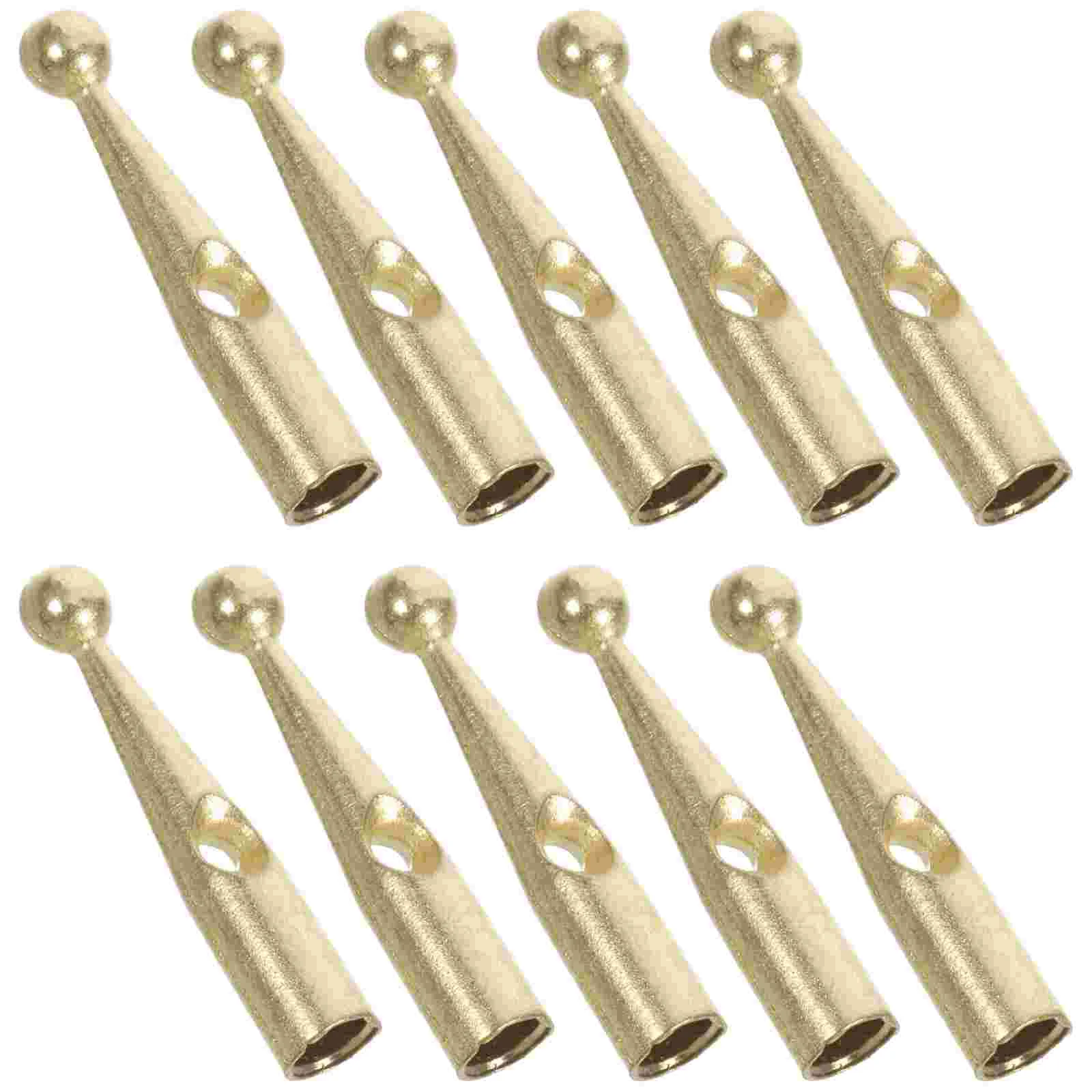 

10 Pcs Umbrella Tail Beads Folding Repair Accessories Convenient Small Metal Repairing Rain Bone Covers