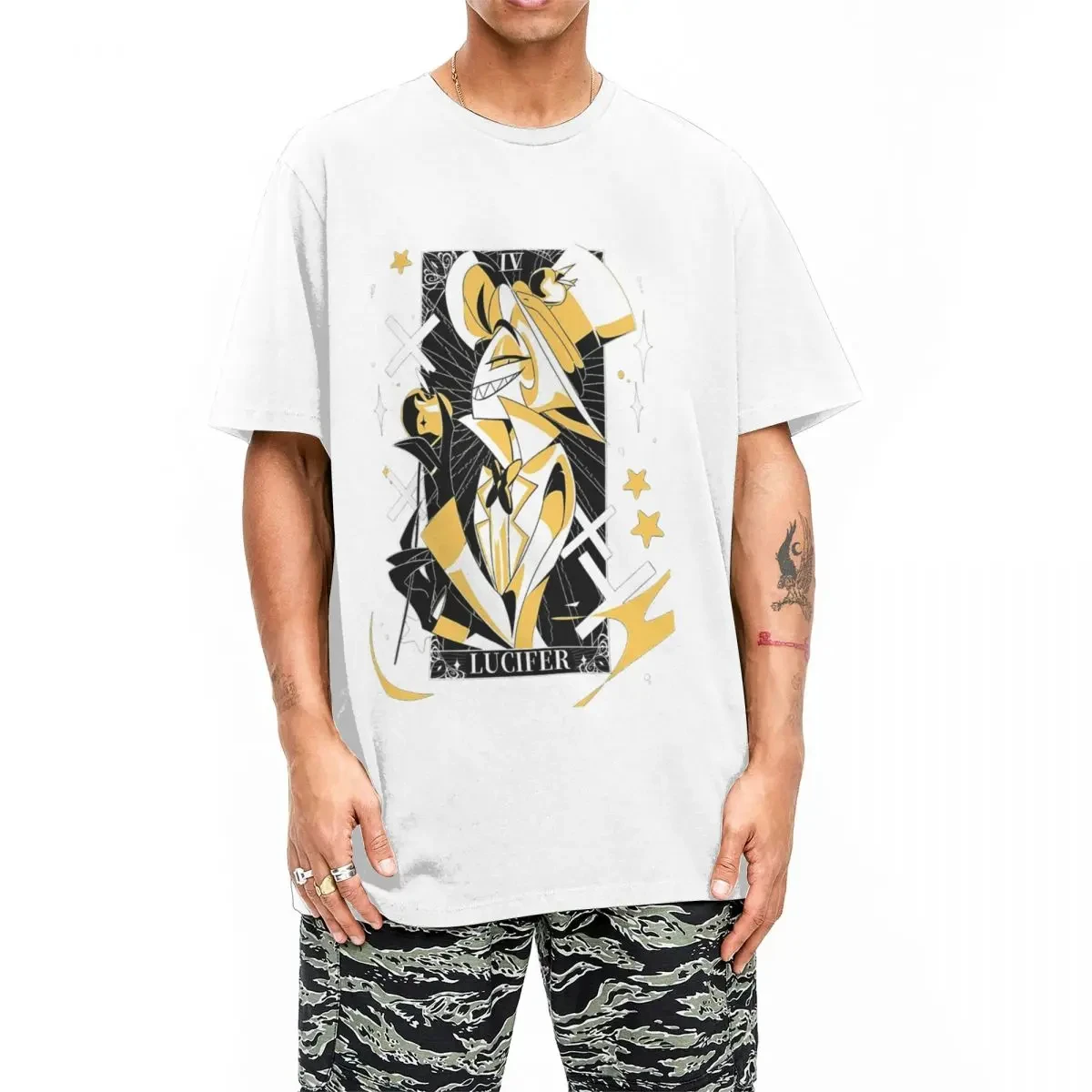 GR8Shop Lux Night Club Lucifer Morningstar T-Shirt Maglietta