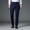 Male Pants Stretch Solid Black Smart Casual Men's Trousers Office Quick Dry Suit Pants New Spring Autumn Korean Straight Pants 5