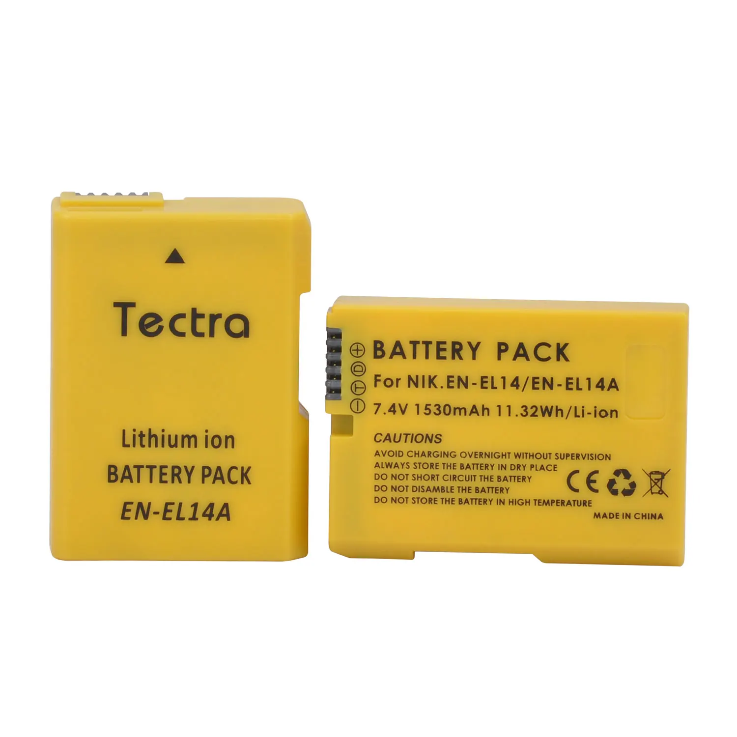 Batería EN EL14A ENEL14 de 1530mAh, para Nikon P7800, P7700, P7100 ...