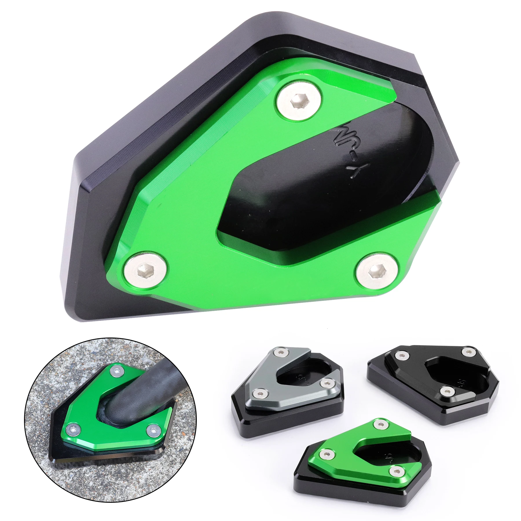 Stand Plate Kawasaki Versys 650 Versys Side Support Pad Motorcycle