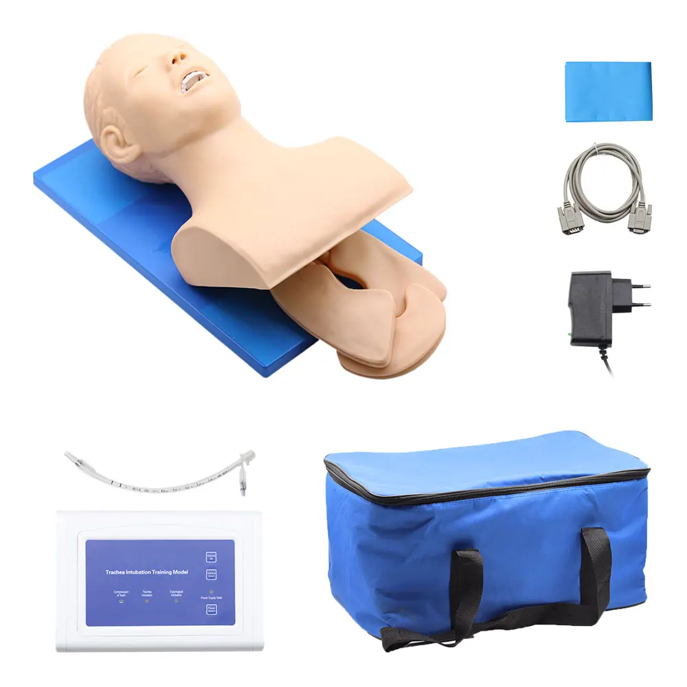 Electronic Human Tracheal Training Model Intubation Training Manikin with Tooth Pressure Alarm