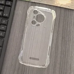 Durable Soft TPU Silicone Back Cover - Shockproof Phone Case for BV Oscal Pilot 3 (Transparent)