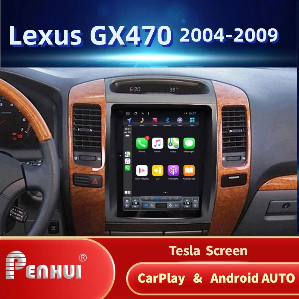 Tesla Car Dvd Gps Player For Lexus Gx470 (20042010) Car Radio