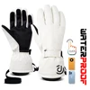 LOOGDEEL Ski Gloves Warm Winter Snowmobile Snow Snowboard Thermal Gloves Waterproof Touchscreen Function Windproof Plush Mittens 2
