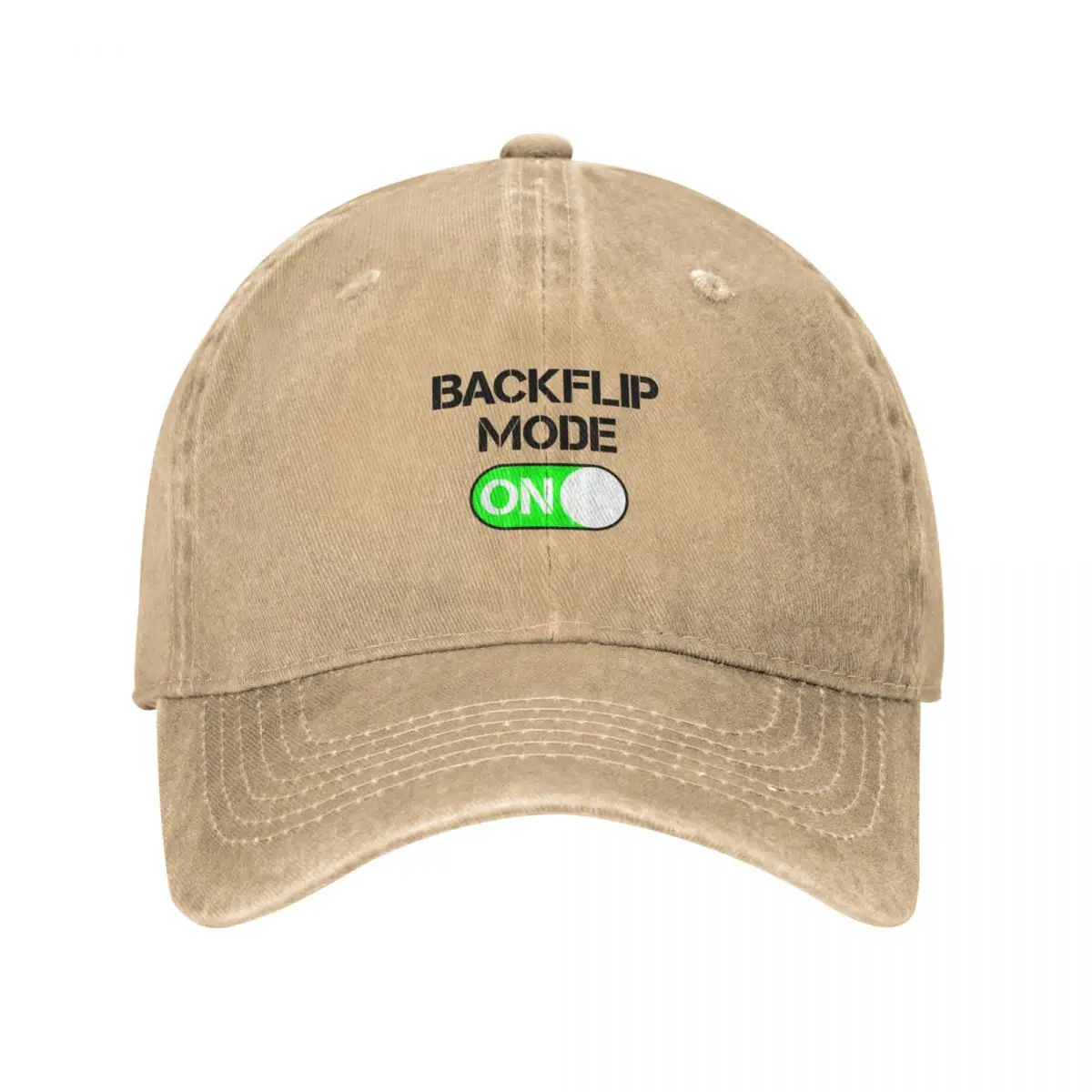 

Backflip Mode ON Cap Cowboy Hat baseball man trucker Beach outing Hood Cap women's Men's