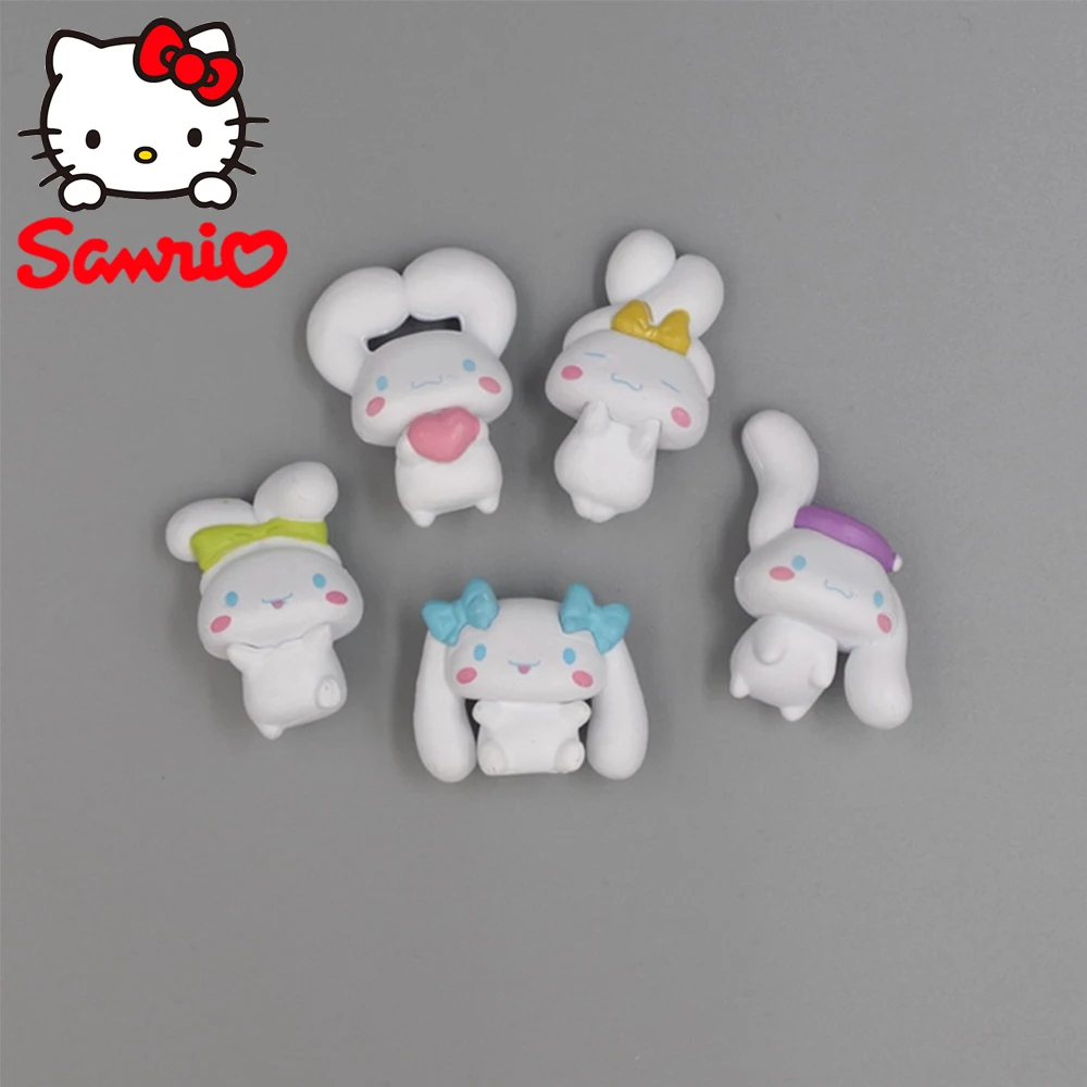 

Cinnamoroll Sanrio 4Cm Figure Anime Cake Decoration Kawaii Action Collection Pvc Materials Christmas Gifts For Girls Children