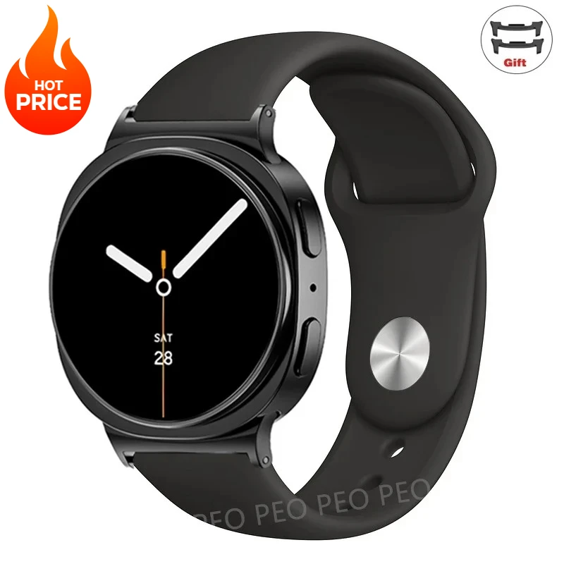Premium Silicone Sport Band Strap - Universal Smartwatch Wristband Accessory
