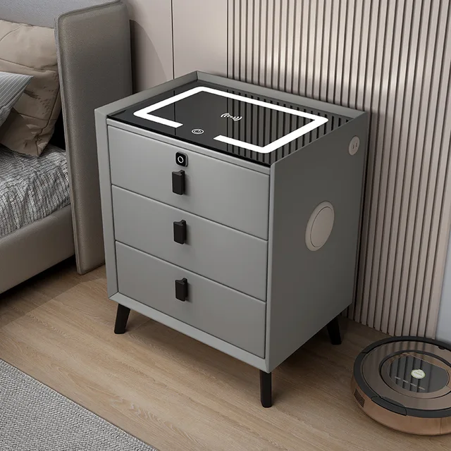 3 Drawers Table with Wireless Charging 3