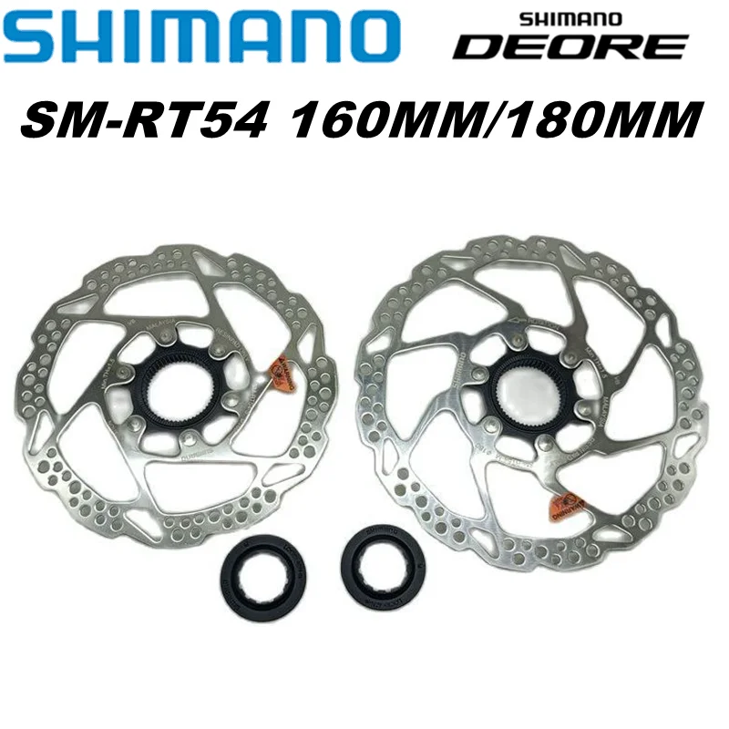 

Дисковый тормозной ротор Shimano Deore SM RT54 160 мм 180 мм Centerlock, запчасти для горного велосипеда RT54 XT SLX DEORE MTB Bike