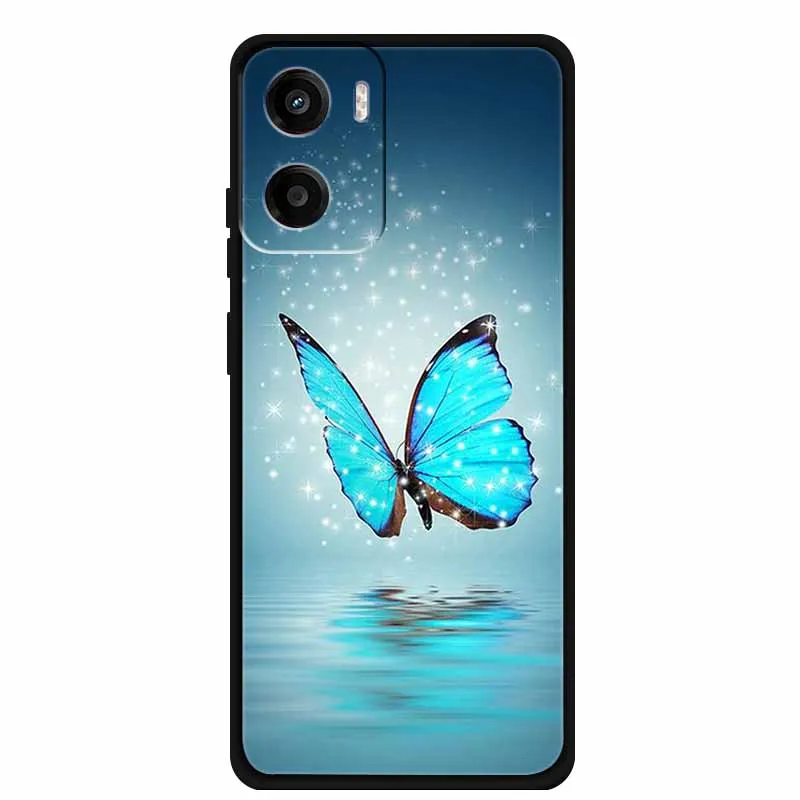 Cartoon Animal Soft Silicone TPU Phone Case with Flower Design - Dustproof Protective Cover
