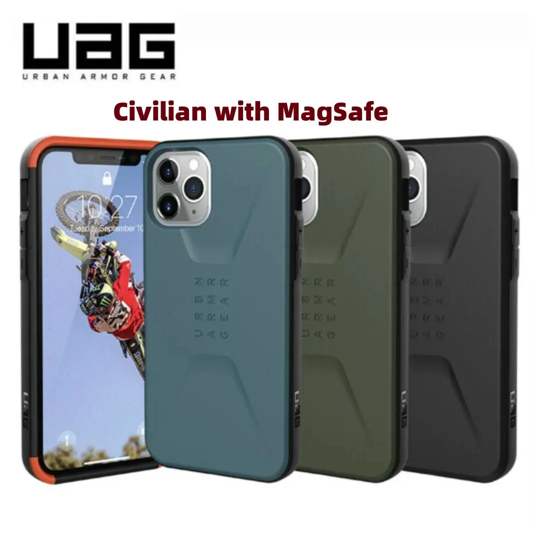 

Original UAG Civilian Magnetic Case Coque For For Apple MagSafe Charging Cover For iPhone13 14 15 Pro Max 15 Plus