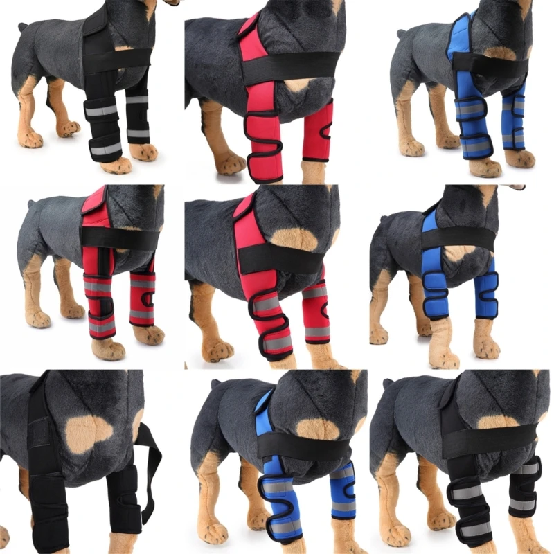 Dog Knee Guard Dog Elbow Sleeve Protector Dog Leg Brace Front Wrist Dog Knee Cover Anti Licking Wound Dog Recovery Leg C K5Dc