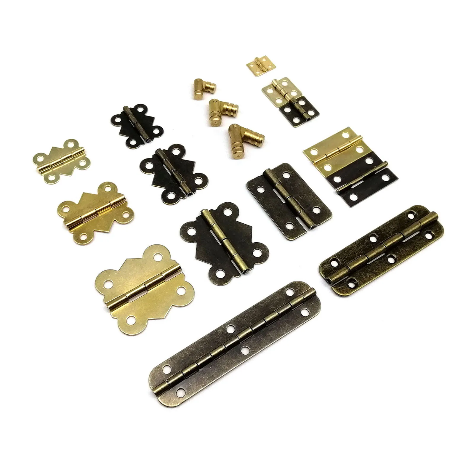 Mini Heavy Duty Lengthened Butterfly Jewelry Chest Gift Wooden Music Box Wine Case Dollhouse Cabinet Door Hinge With Screw 12pcs cabinet door hinges,furniture hinge,cabinet hinges,stainless steel door hinges,wooden box hinge,bronze butterfly hinges