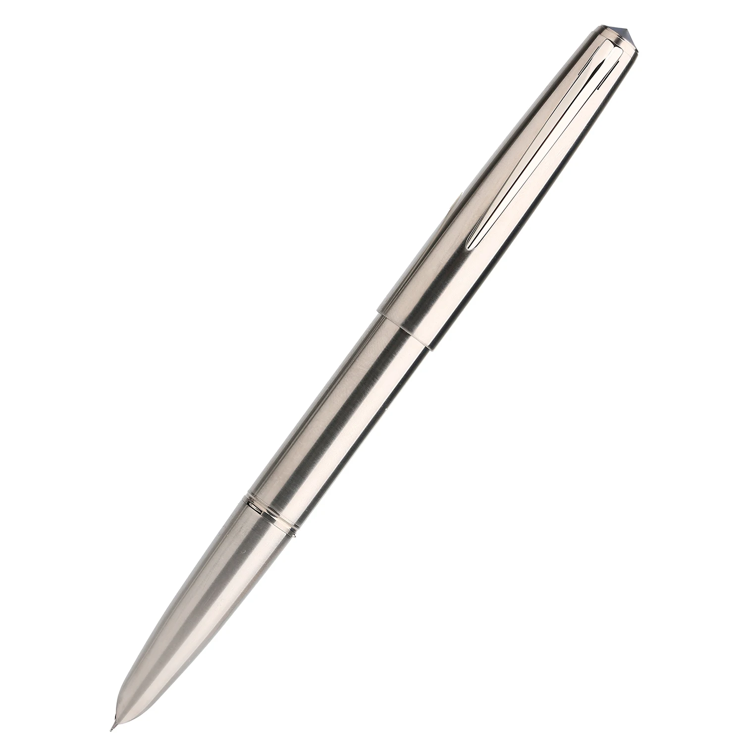 

MAJOHN Ti200 Metal Fountain Pen Titanium Alloy Iridium Fine/14K Gold 0.5mm with Converter Smooth Office Business Writing Pen