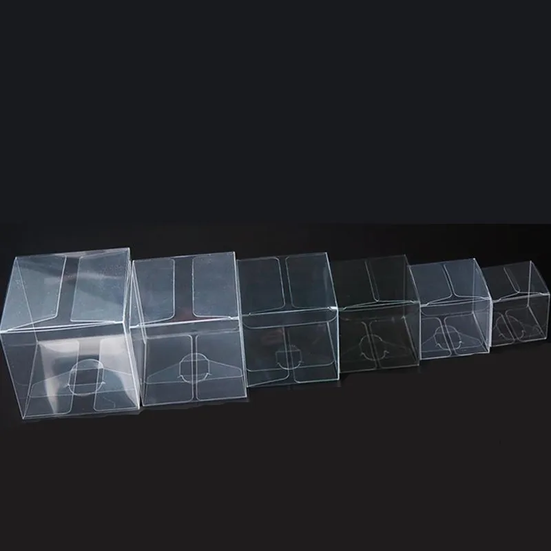 Description Picture 4 of itemSquare Clear PVC Boxes Gift Packaging Box for Candy/Chocolate/Toys/Jewelry/ Display Storage Wedding Party Favor Gift Packing Box