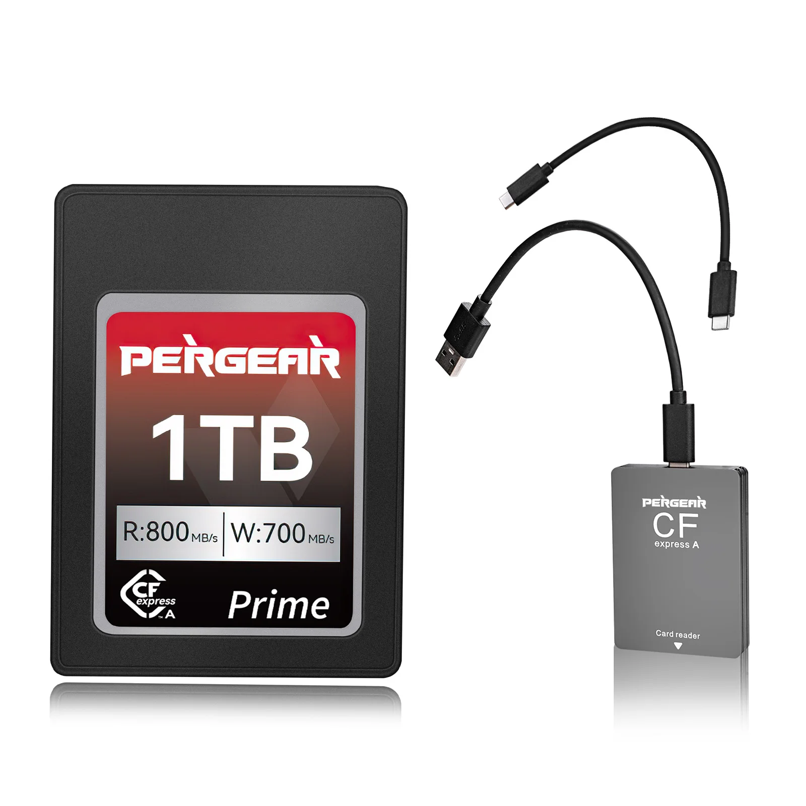 Pergear CFexpress Type A Memory Card with Card Reader Up to
