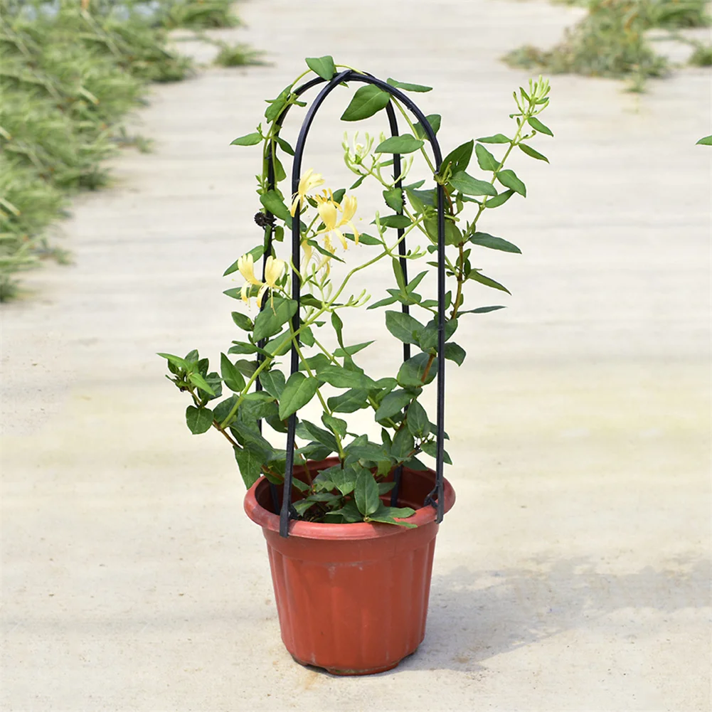 6PCS Plant Climbing Frames Garden Trellis Plant Climbing Support Plastic Tomatoes Support Easy To Install And Disassemble