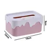Cute Napkin Storage Box Creative Cell Phone Holder-Household Living Room Storage Tissue Box Paper Box Multi-Functional Organizer 6
