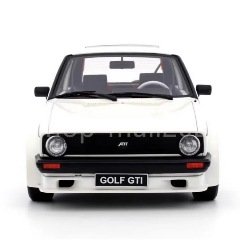 

OTTO 1/18 For Volkswagen GTI MK1 ABT 1982 Resin Static Diecast Car Model White Toys Boys Birthday Gifts Hobby Display Collection
