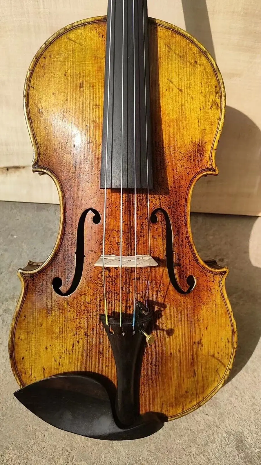 4/4 violin Guarneri model European flamed maple back spruce top Professional