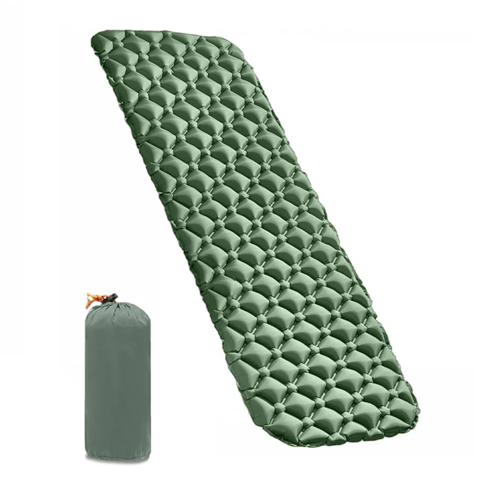 Outdoor Sleeping Pad Camping Inflatable Mattress Travel Sleep Mat Folding Bed Ultralight Air Cushion For Outdoor Hiking Trekking