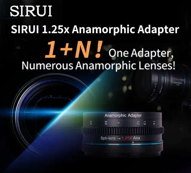 Sirui1.25xアナモルフィックアダプター - AliExpress