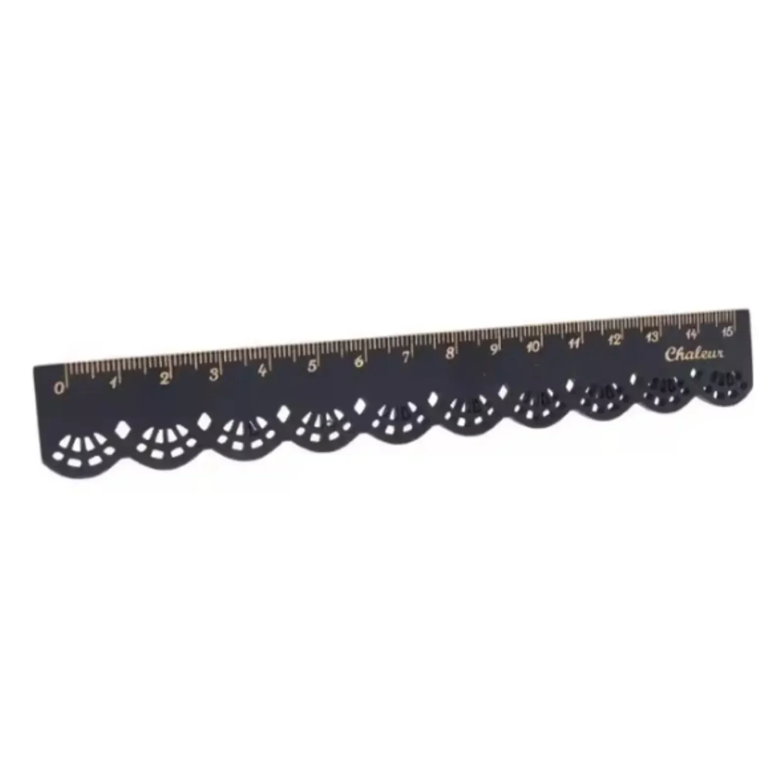 Korea Kawaii Cute Stationery Lace Brown Wood Ruler Sewing Ruler 1 Pcs Office School Accessories