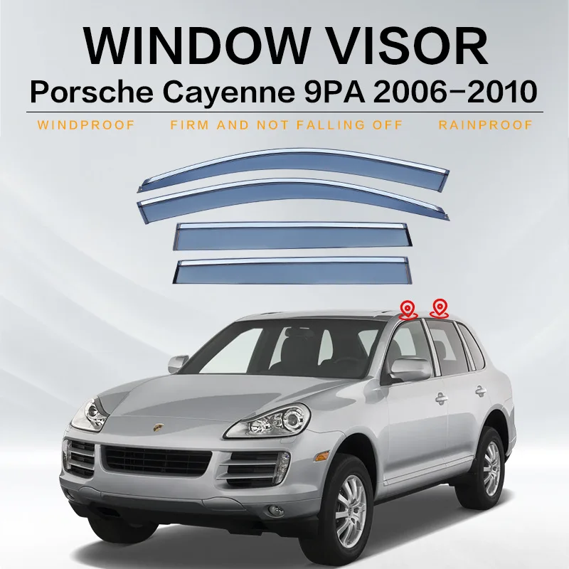 Wind Deflectors for Porsche Cayenne 2016