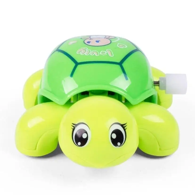 1 Pcs Cartoon Animal Clockwork Tortoise Baby Turtles Toys Infant Crawling Wind UpToy Educational Kids Cla