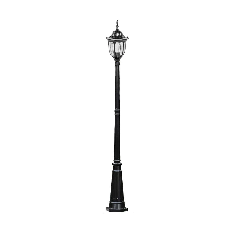 야외 정원 램프 유럽식 방수 싱글 헤드 빌라 정원 통로 레트로 높이 기둥 램프 ?220CM