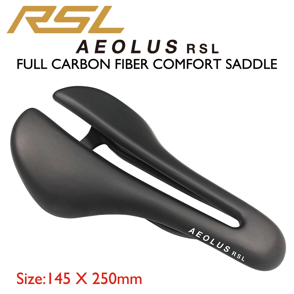 RXL SL T800 Carbon Bike Saddle Front Seat 145 155mmx250mm Hollow Ventilation Design Ultralight 125g Gravel Road City Saddle