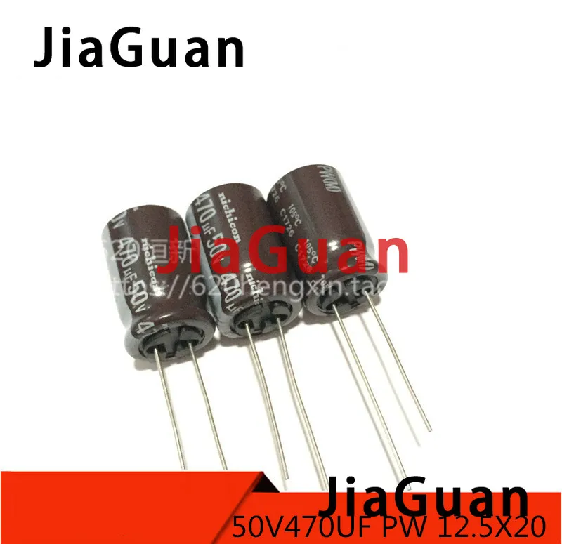 

Новый электролитический конденсатор NICHICON PW 50V470UF 12.5X2 0 мм, 470 мкФ 50V, высокая частота, длительный срок службы 470 мкФ/50V, 20 шт.