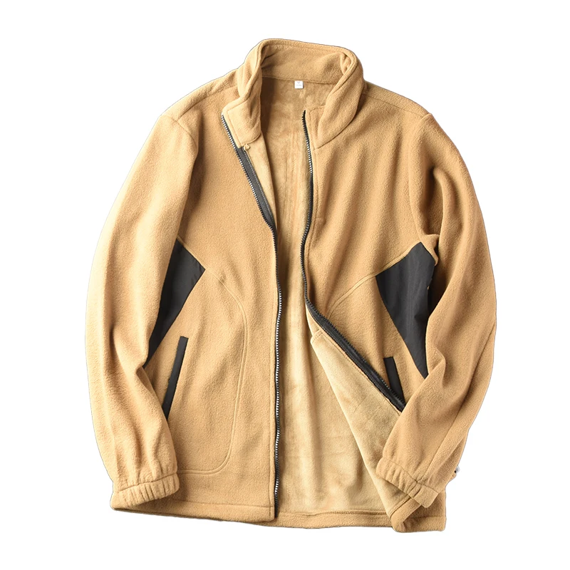 Motorcycle Jacket Man Jackets Parkas Sweatshirt With Zipper Overcoat Men's Clothing Cold Coats Coat New Winter Clothes Male Mens