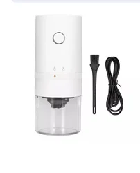 Enhanced Portable Electric Coffee Grinder with USB - C Charging and Professional Ceramic Grinding Core (Silver)